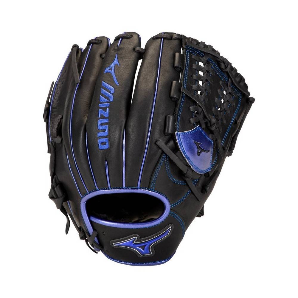 Mens Mizuno MVP Prime SE Infield 11.75" Baseball Gloves Black/Royal Philippines (QFNZJU028)